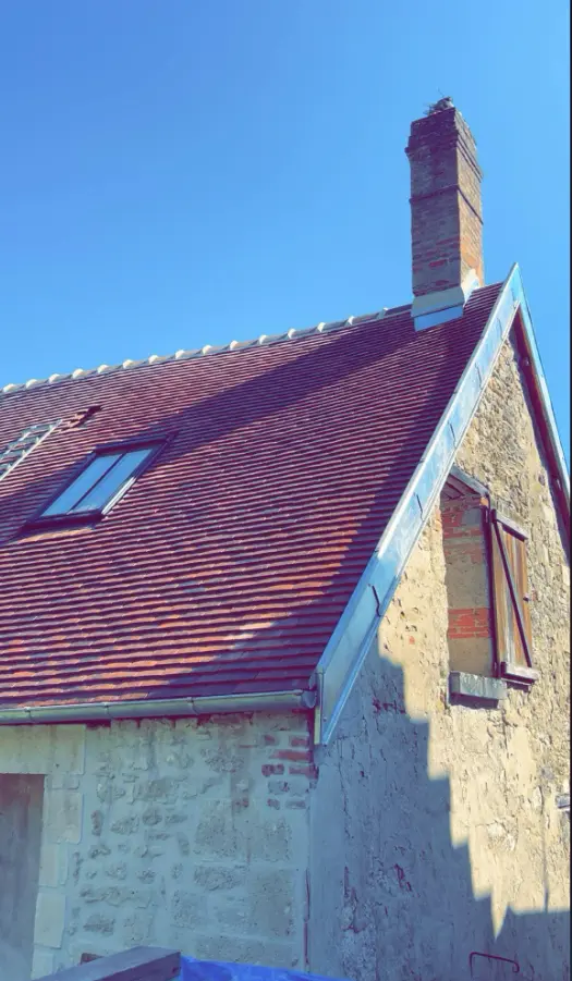 Rénovation toiture maison en pierre
